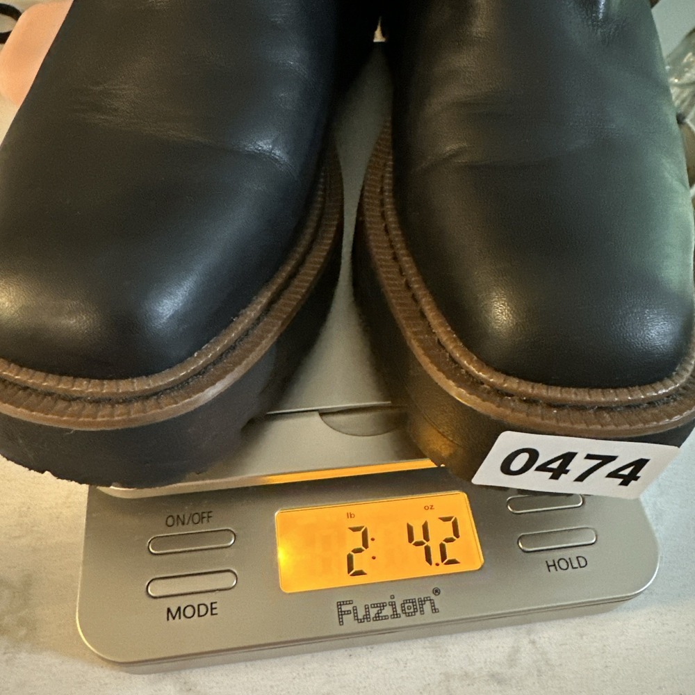 Sam Edelman Women's Laguna Lug-Sole Leather Chelsea Weatherproof Black Boot Sz 8 - Picture 13 of 13
